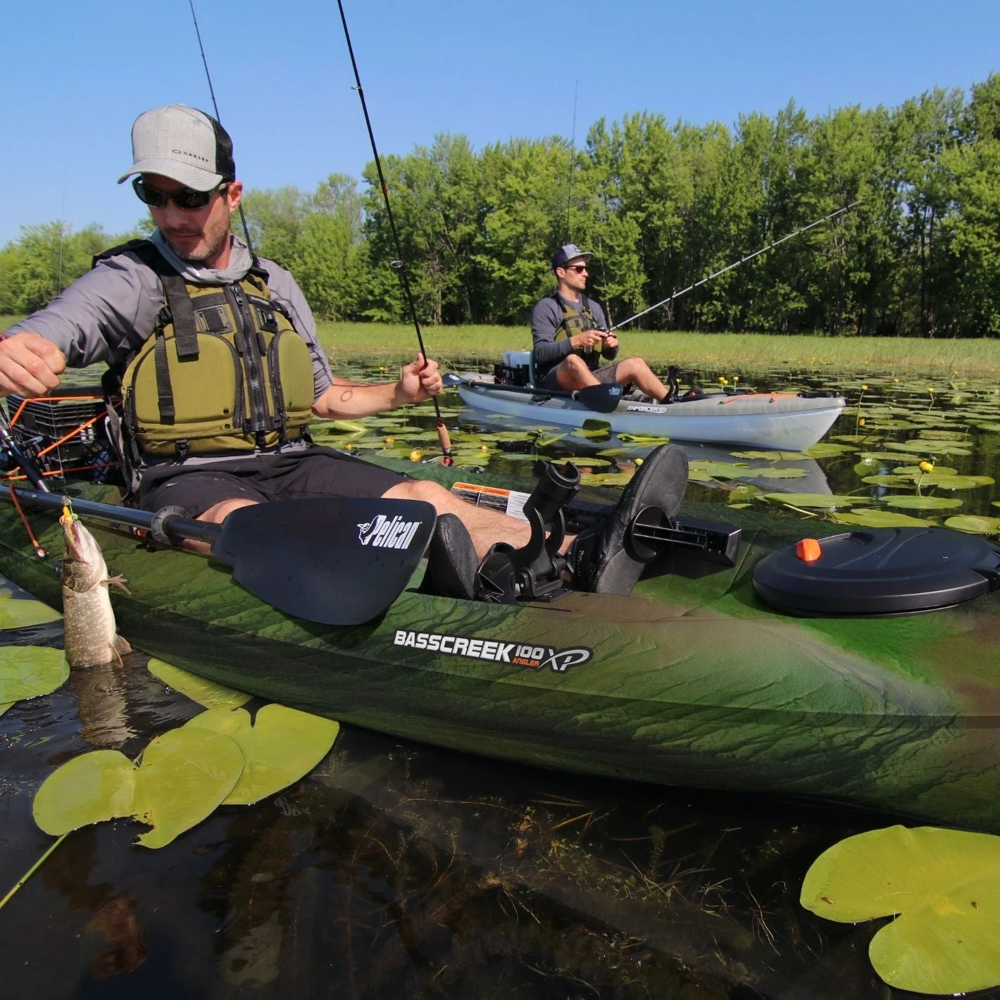 Pelican Sport Basscreek 100XP Angler Fishing Kayak 2 Pelican Sport Basscreek 100XP Angler Fishing Kayak - Image 2