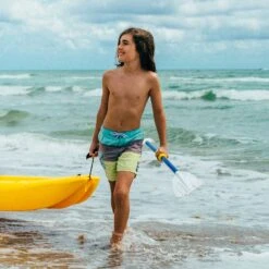 Pelican Sport Combo - 2 Solo Kids Kayaks With Paddles - Yellow/Blue 8 Pelican Sport Combo - 2 Solo Kids Kayaks With Paddles - Yellow/Blue -Pelican Sport Combo Solo Jaune Bleu Poignee LS2