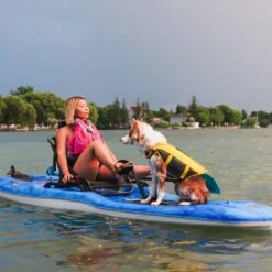 Pelican Sport Getaway 110 HDII Recreational Pedal Kayak -Pelican Sport Kayak MHP10P101 GETAWAY Dog LS