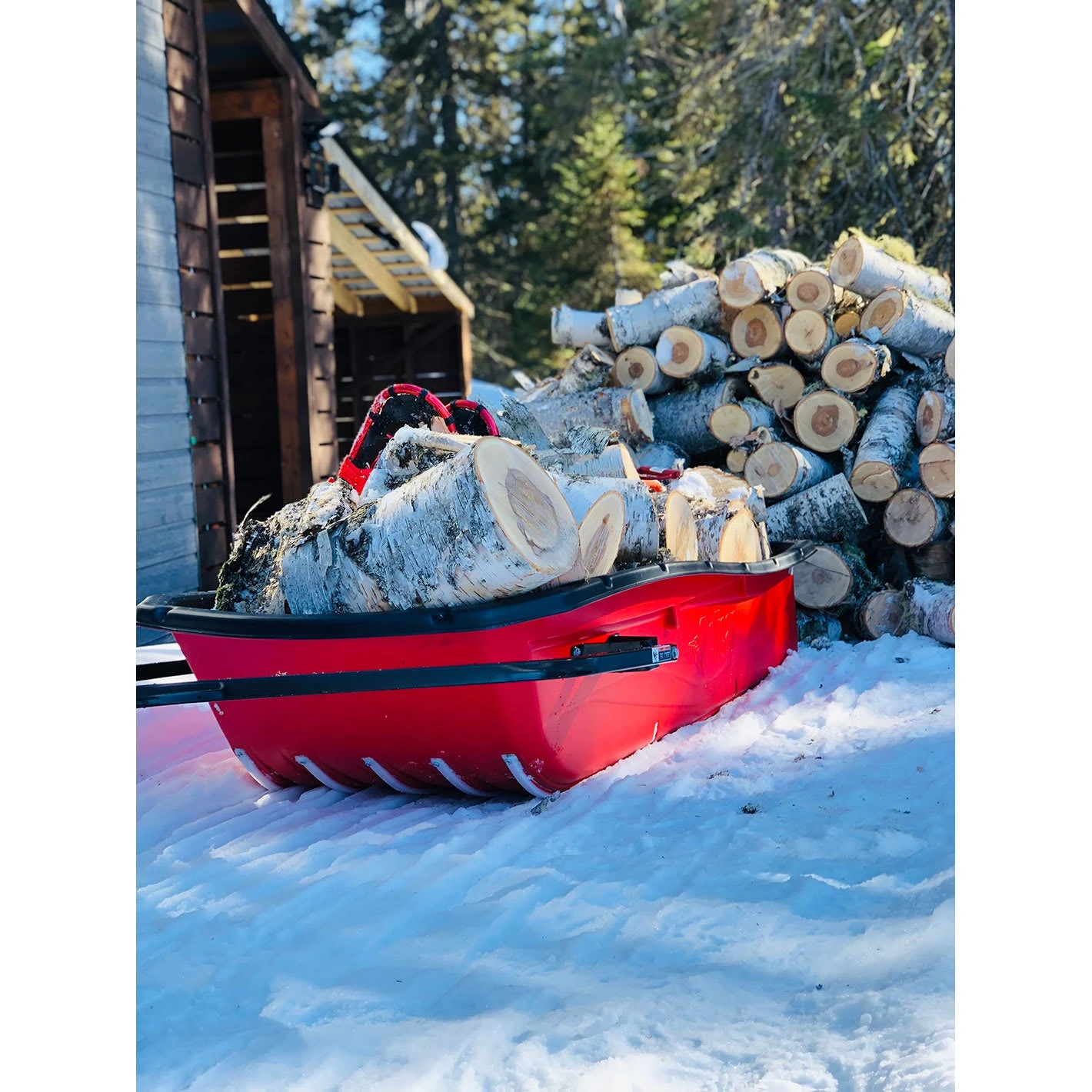 Trek Sport 75 Utility Sled With Runners. Tow Hitch & Travel Cover 2 Trek Sport 75 Utility Sled With Runners. Tow Hitch & Travel Cover - Image 2